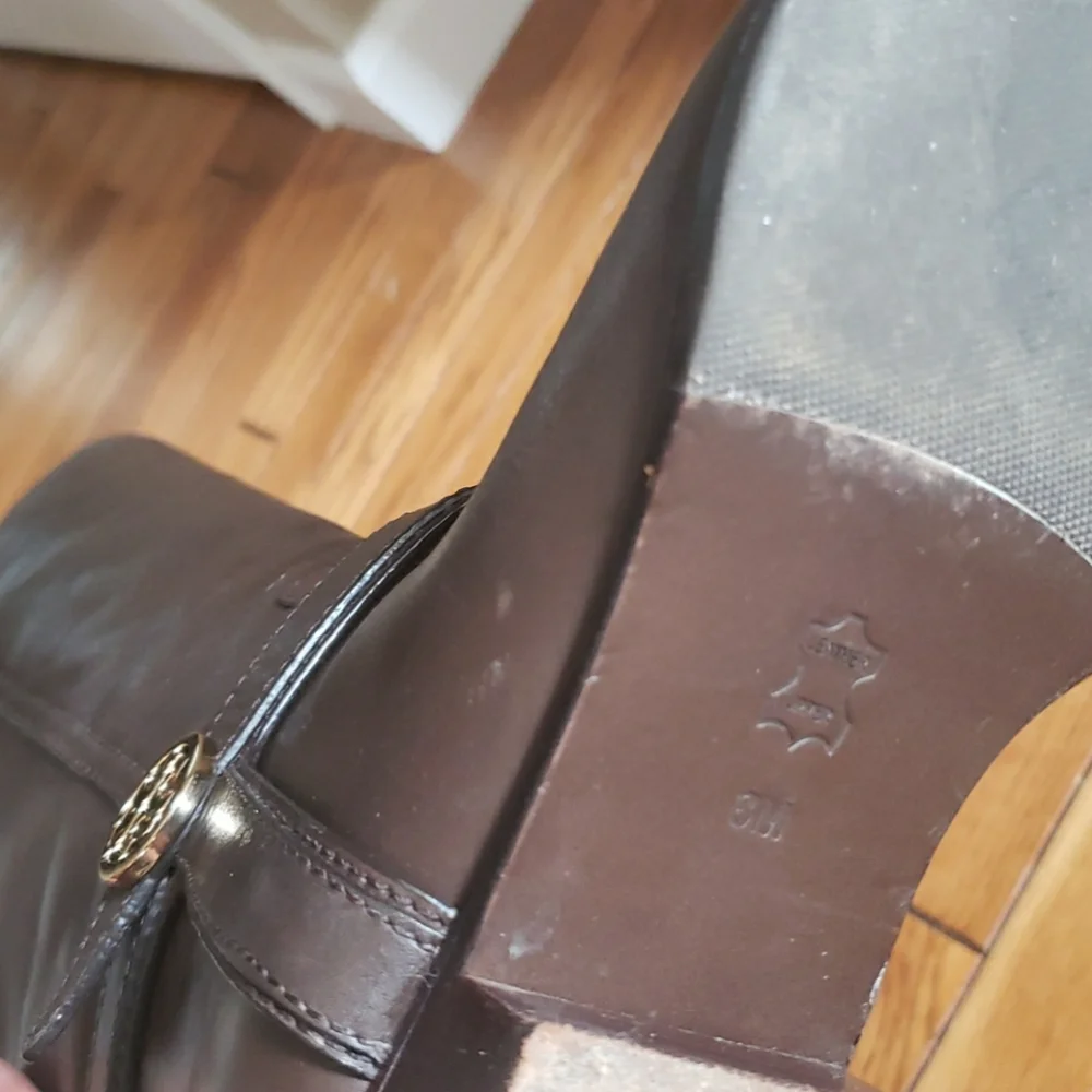 Tori Burch Bristol Brown Coconut boots